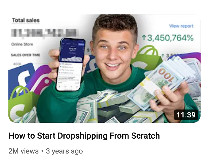 How to Start Dropshipping From Scratch thumbnail