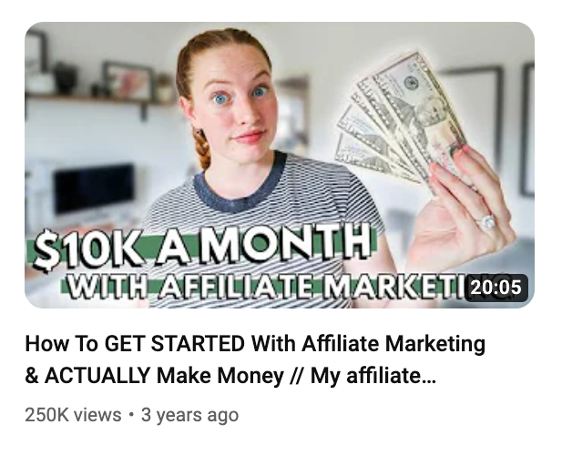 How to GET STARTED with Affiliate Marketing & ACTUALLY Make Money thumbnail